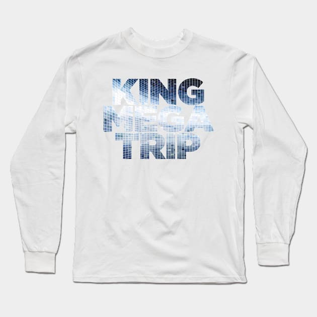 King Megatrip Neo Logo (disco) Long Sleeve T-Shirt by Megatrip